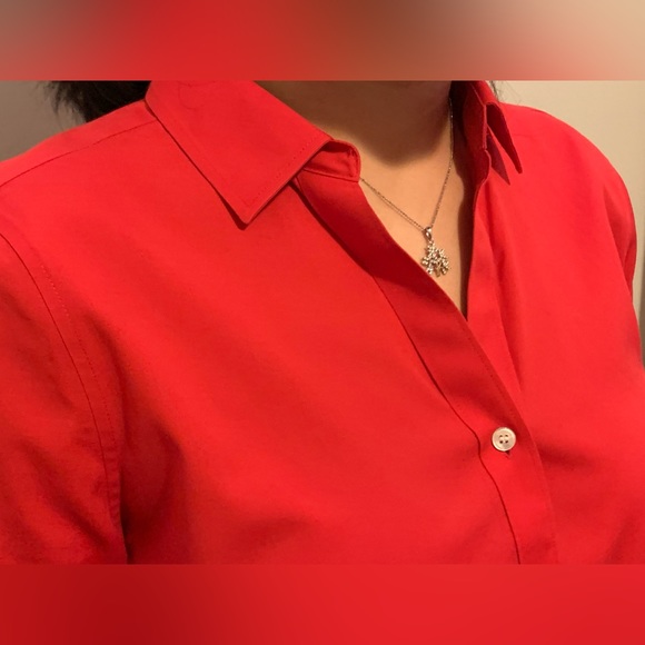 Talbots Half Sleeve Button Up - Picture 4 of 7